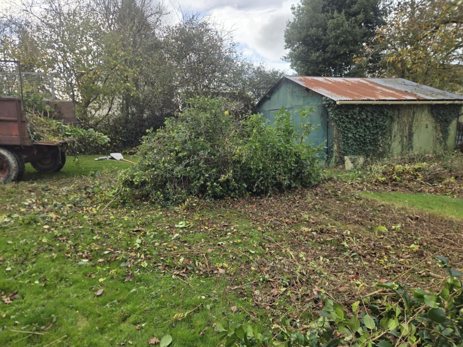 Travaux de broyage de végétaux